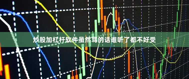 炒股加杠杆软件虽然骂的话谁听了都不好受